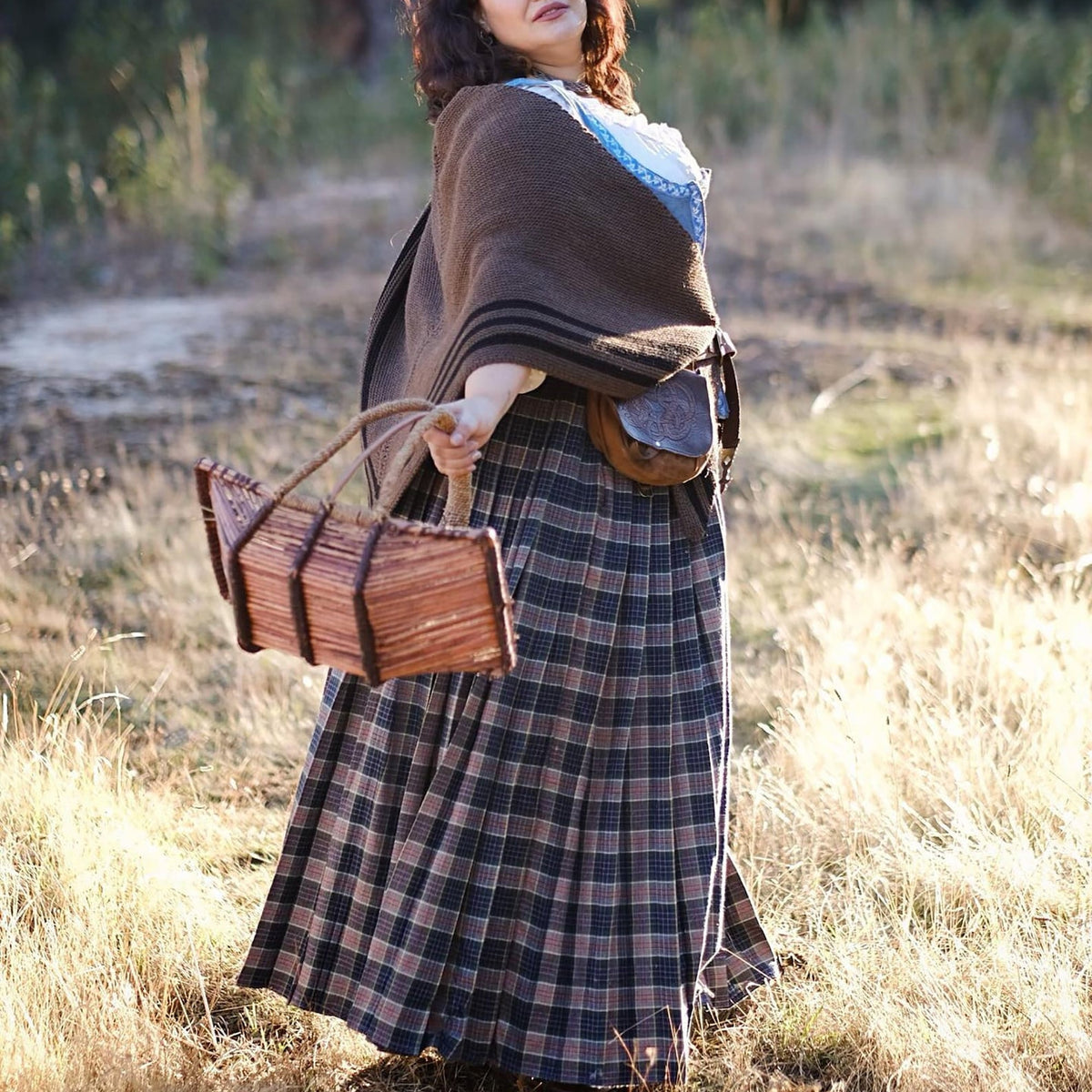 Rustic Highland Shawl Knitting Pattern