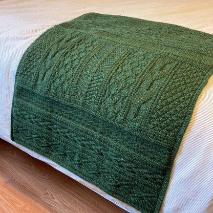 Purl Only Blanket Knitting Pattern