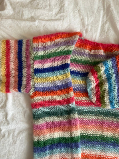Rainbow Cardigan Knitting Pattern