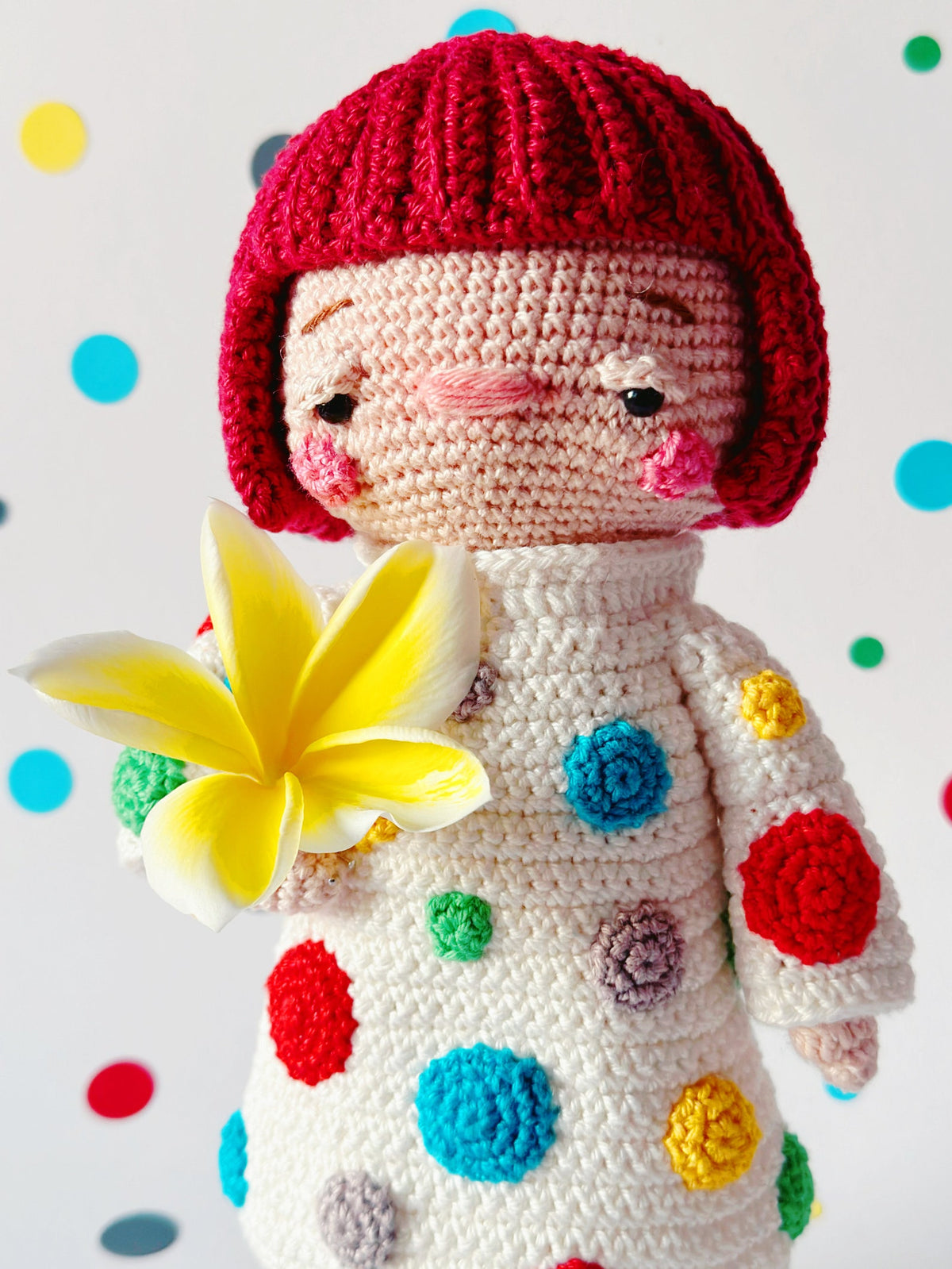 Polka Dot Doll Crochet Pattern