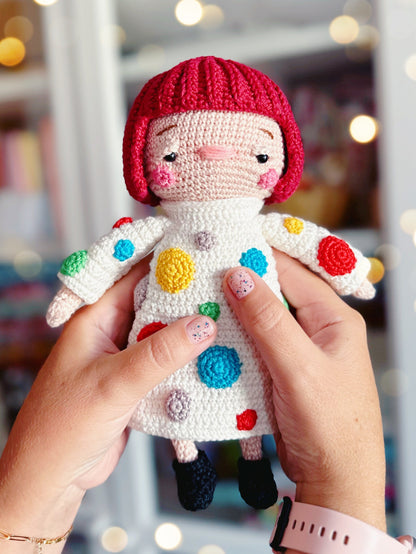 Polka Dot Doll Crochet Pattern