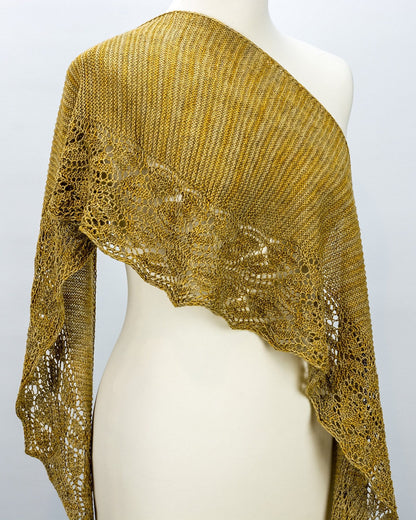 Whispering Lace Shawl Knitting Pattern
