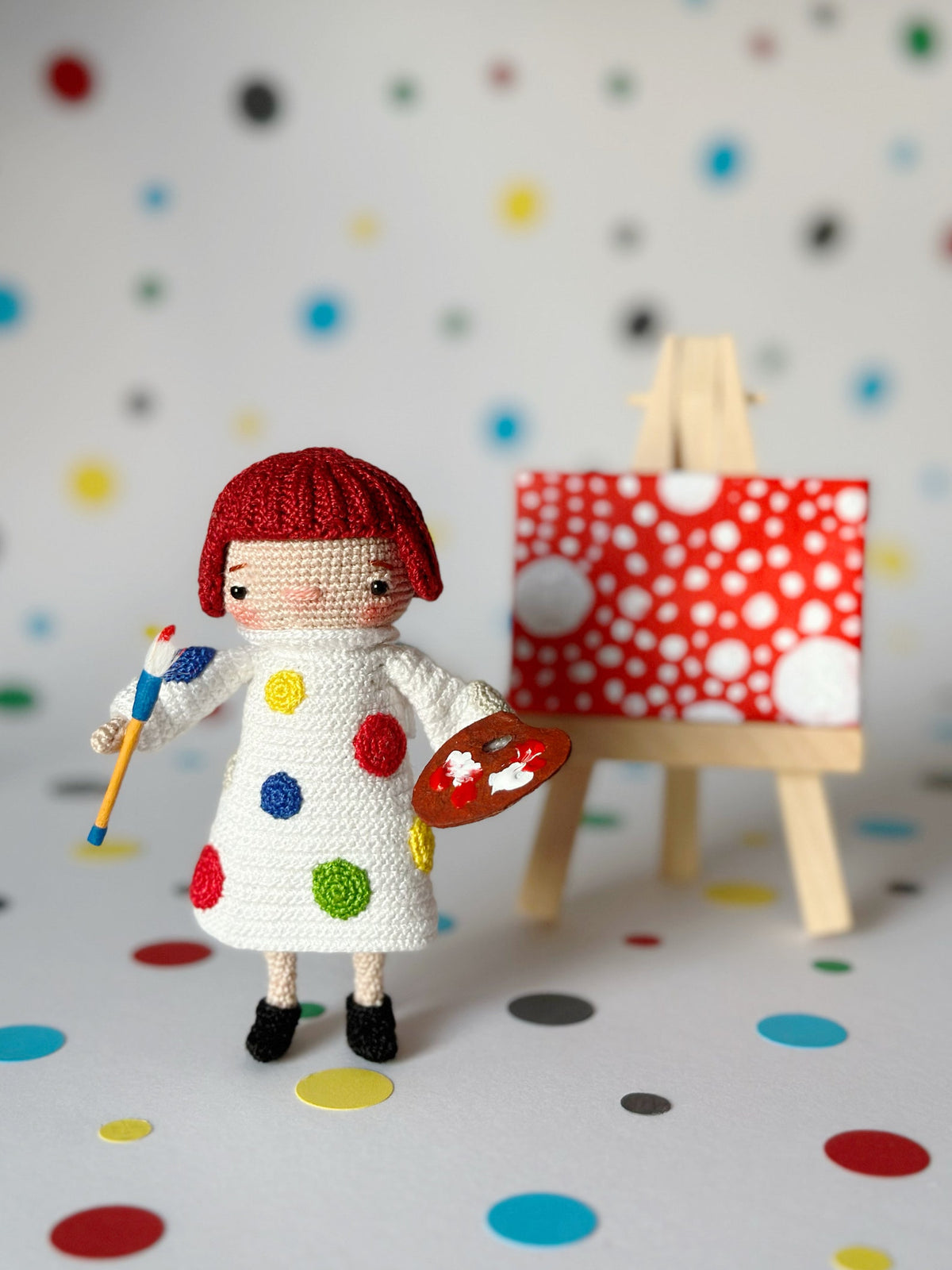 Polka Dot Doll Crochet Pattern