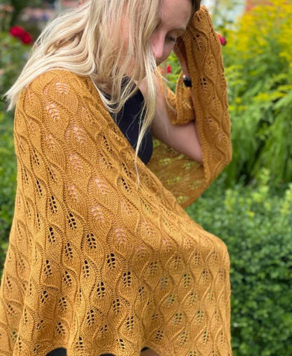 Leafy Charm Shawl  Knitting Pattern