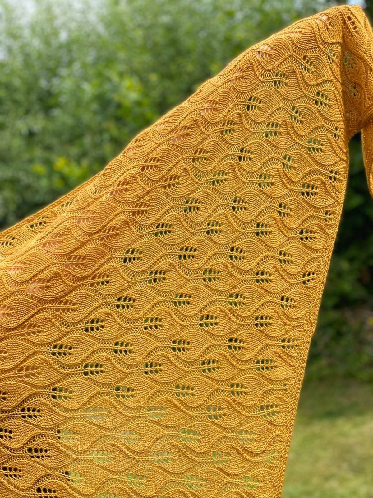 Leafy Charm Shawl  Knitting Pattern
