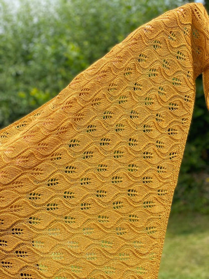 Leafy Charm Shawl  Knitting Pattern