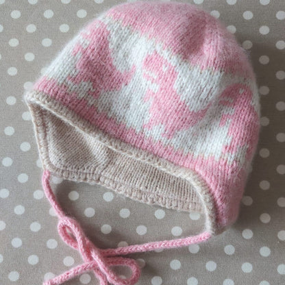 Dino Warm Ears Hat Knitting Pattern
