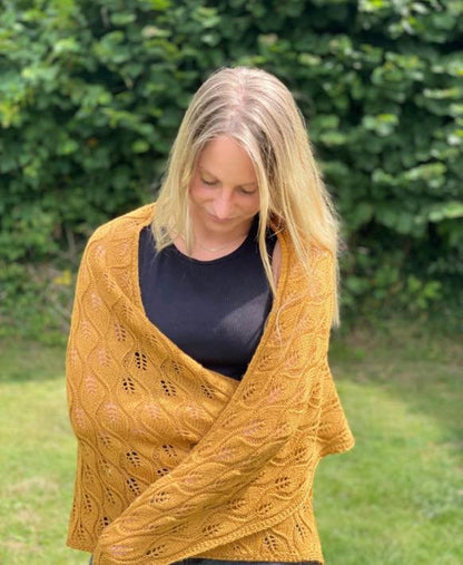 Leafy Charm Shawl  Knitting Pattern