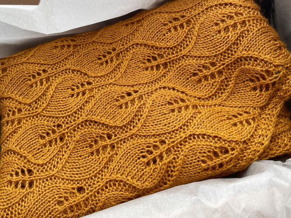 Leafy Charm Shawl  Knitting Pattern
