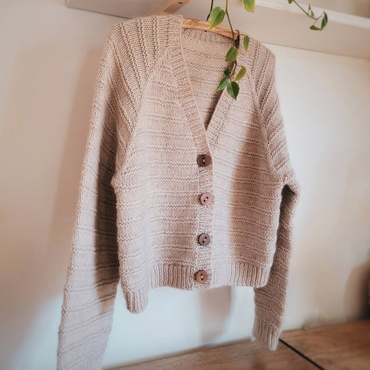 Ridge Cardigan knitting Pattern