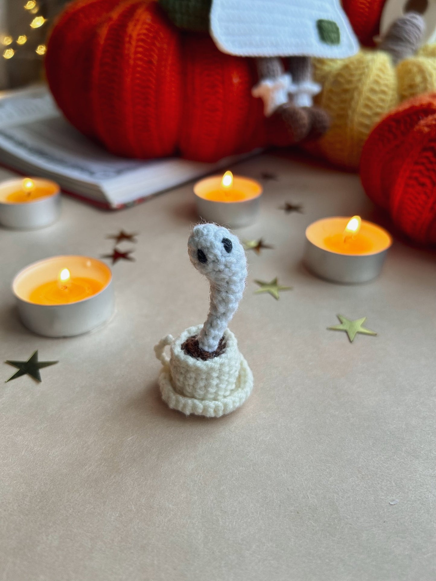 Pumpkin Witch Crochet Doll Pattern