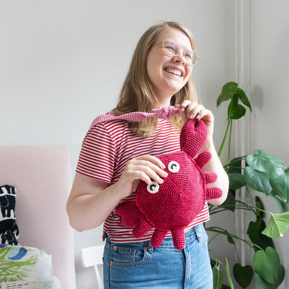 Easy crab bag crochet Pattern