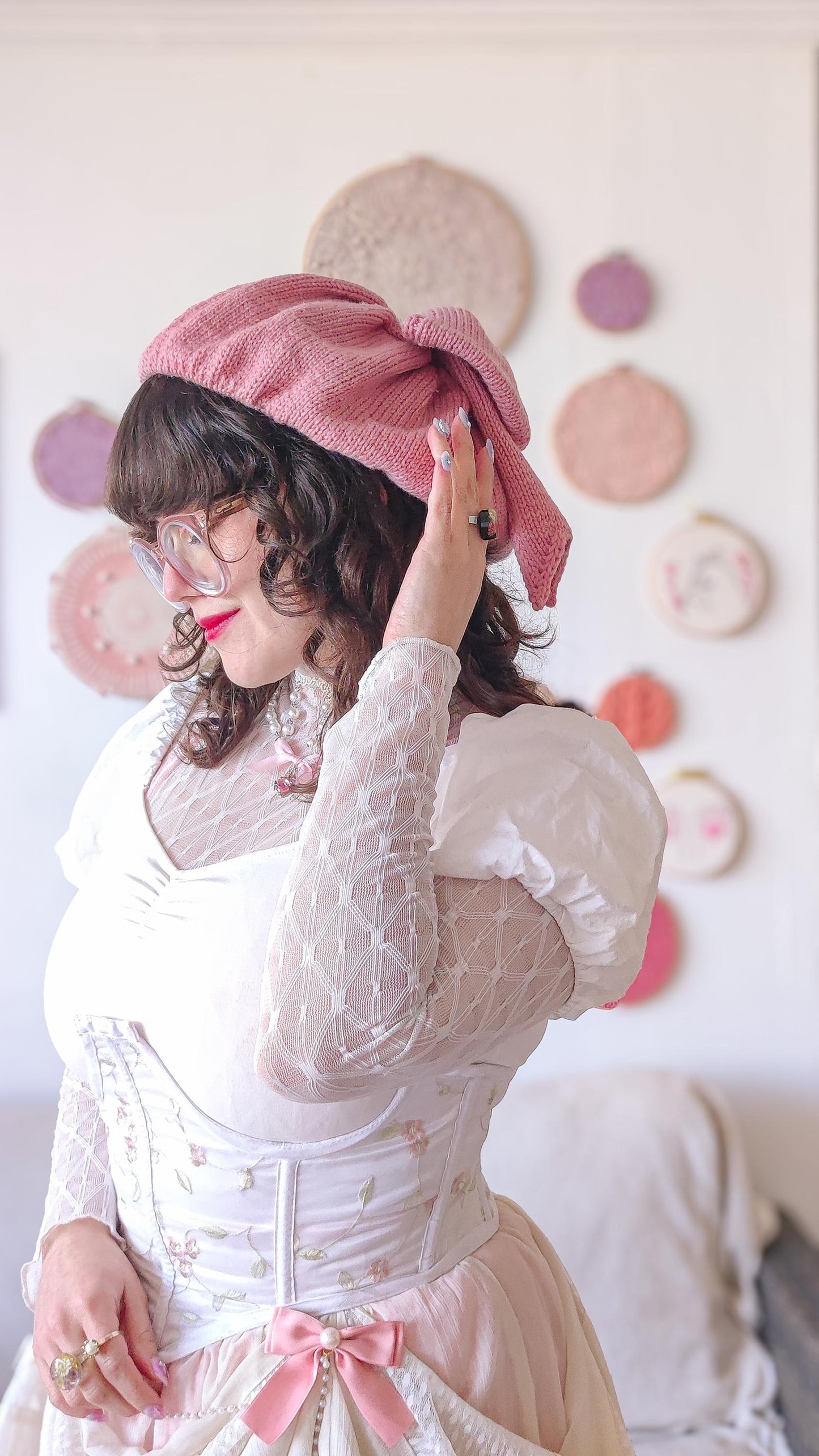 Sweet Blossom Beret Knit Pattern
