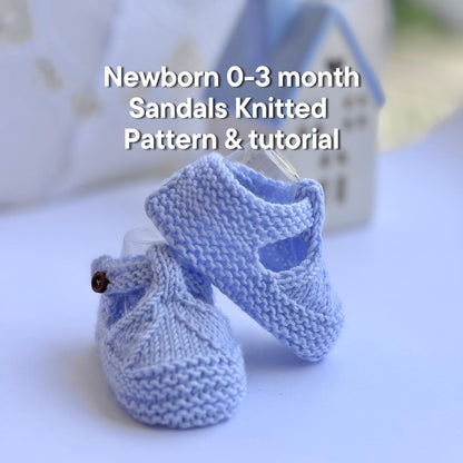 Newborn Booties Knitting Pattern