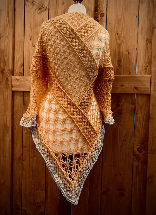 Sunset Breeze Scarf Crochet Pattern