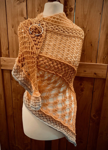 Sunset Breeze Scarf Crochet Pattern