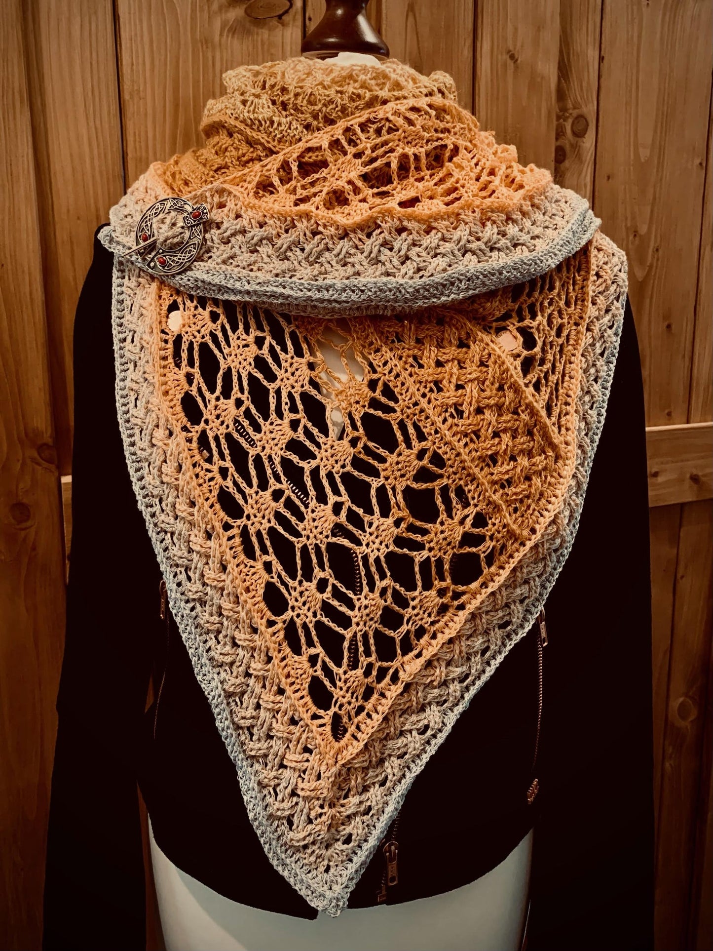 Sunset Breeze Scarf Crochet Pattern