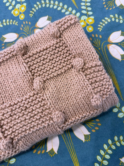 Cozy Bobble Baby Blanket Knitting Pattern