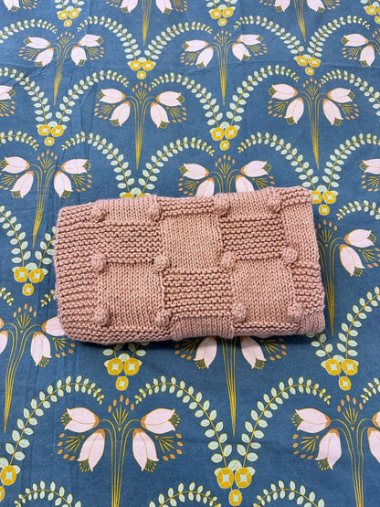 Cozy Bobble Baby Blanket Knitting Pattern