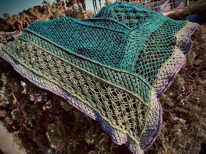 Sunset Breeze Scarf Crochet Pattern