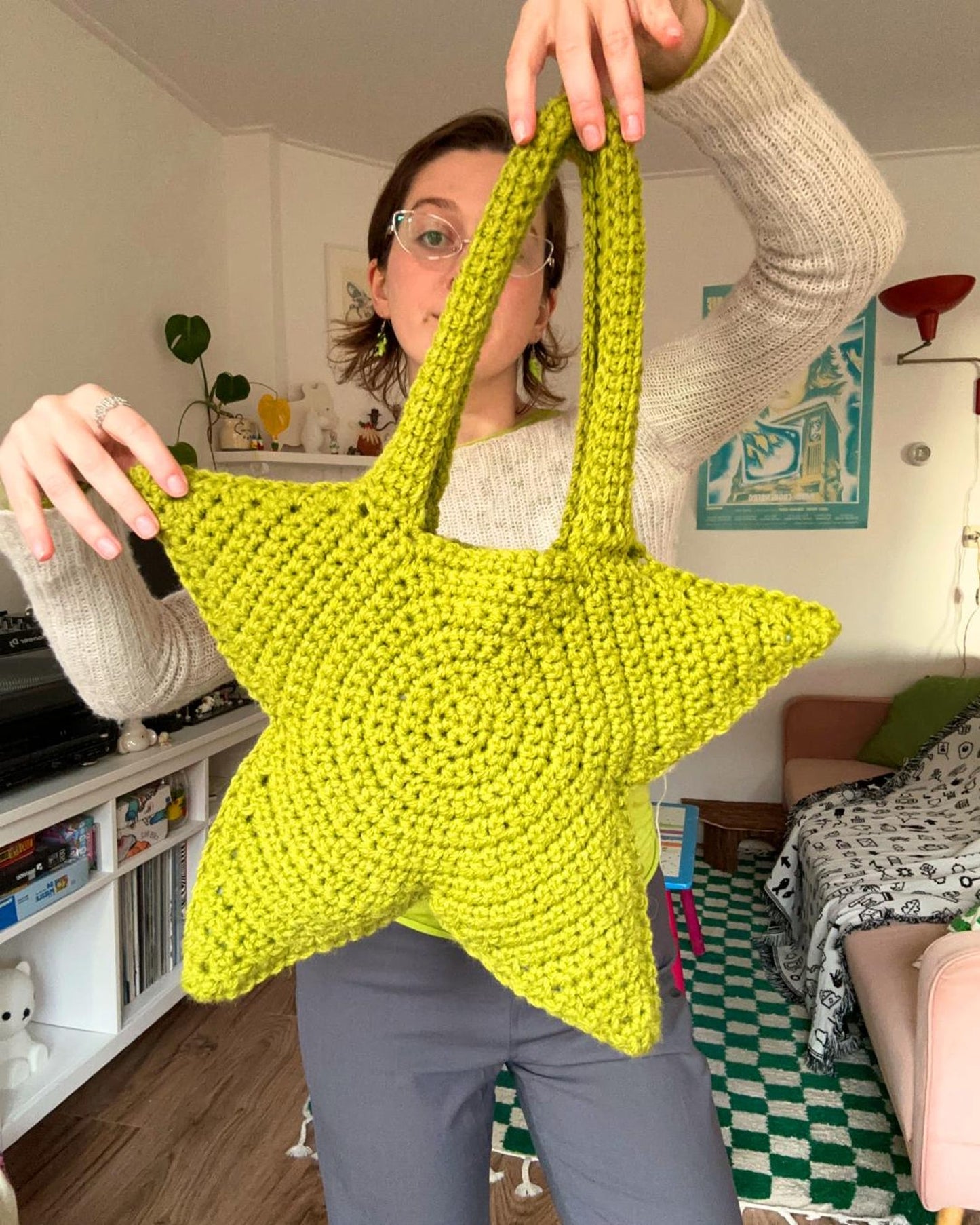 Cute & Easy Star Bag Crochet Pattern
