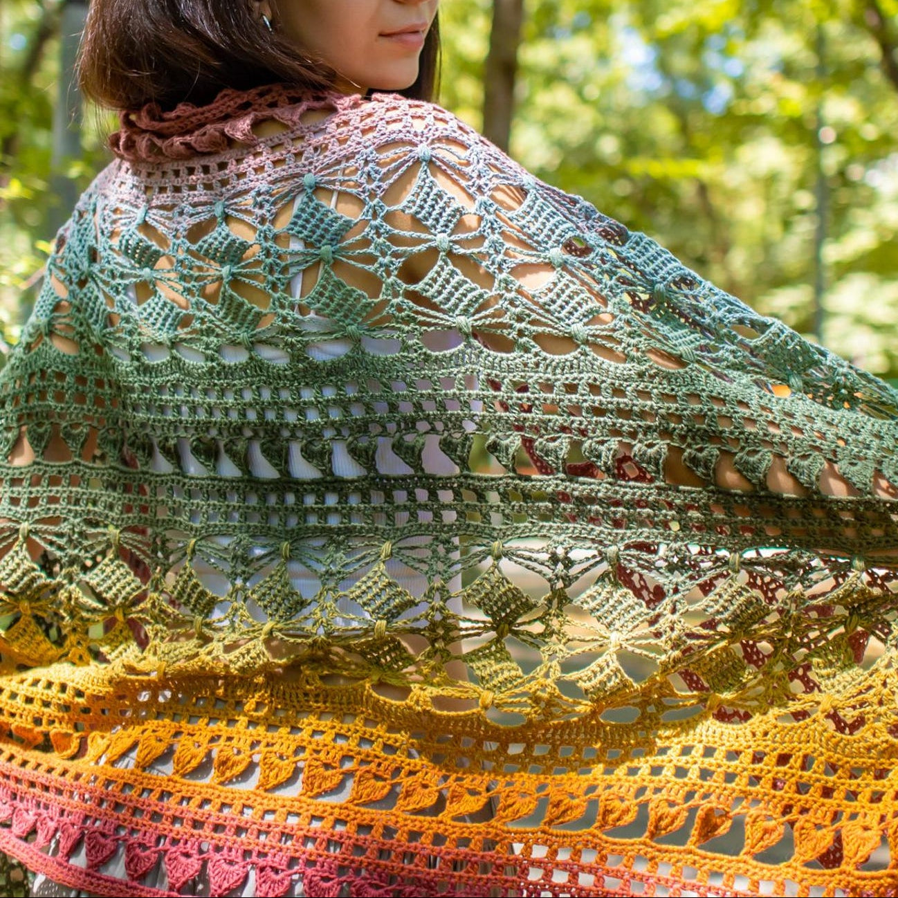 Mountain Shawl Crochet Pattern
