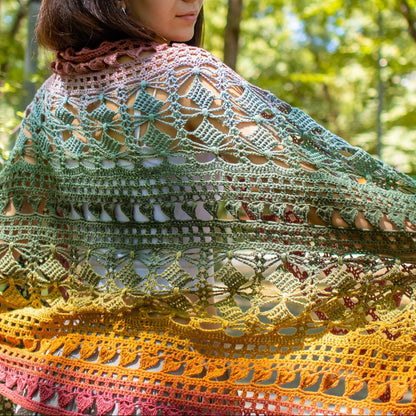 Mountain Shawl Crochet Pattern