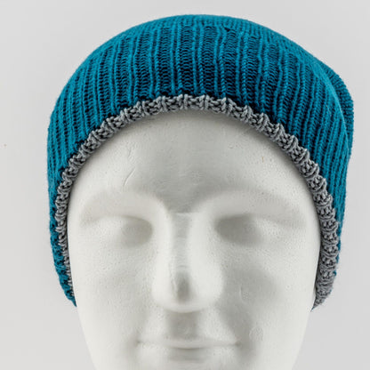 Cozy Reversible Hat Knitting Pattern