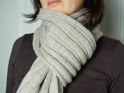 Cozy Texture Scarf Knitting Pattern