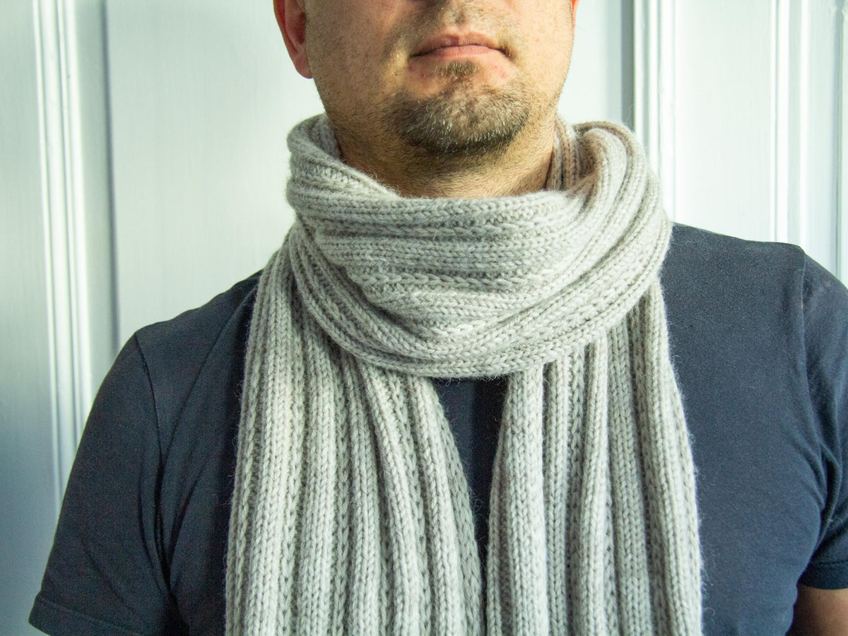 Cozy Texture Scarf Knitting Pattern