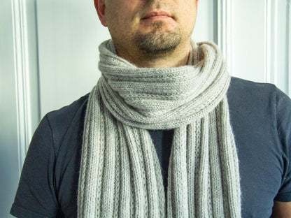 Cozy Texture Scarf Knitting Pattern