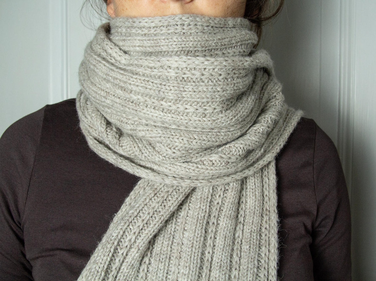 Cozy Texture Scarf Knitting Pattern