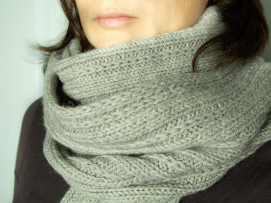 Cozy Texture Scarf Knitting Pattern