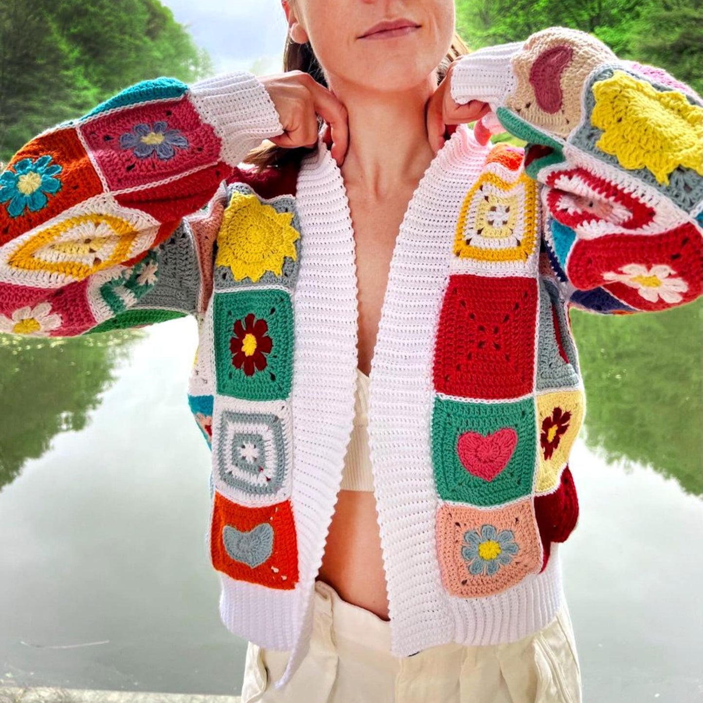 Easy Granny Square Cardigan Pattern