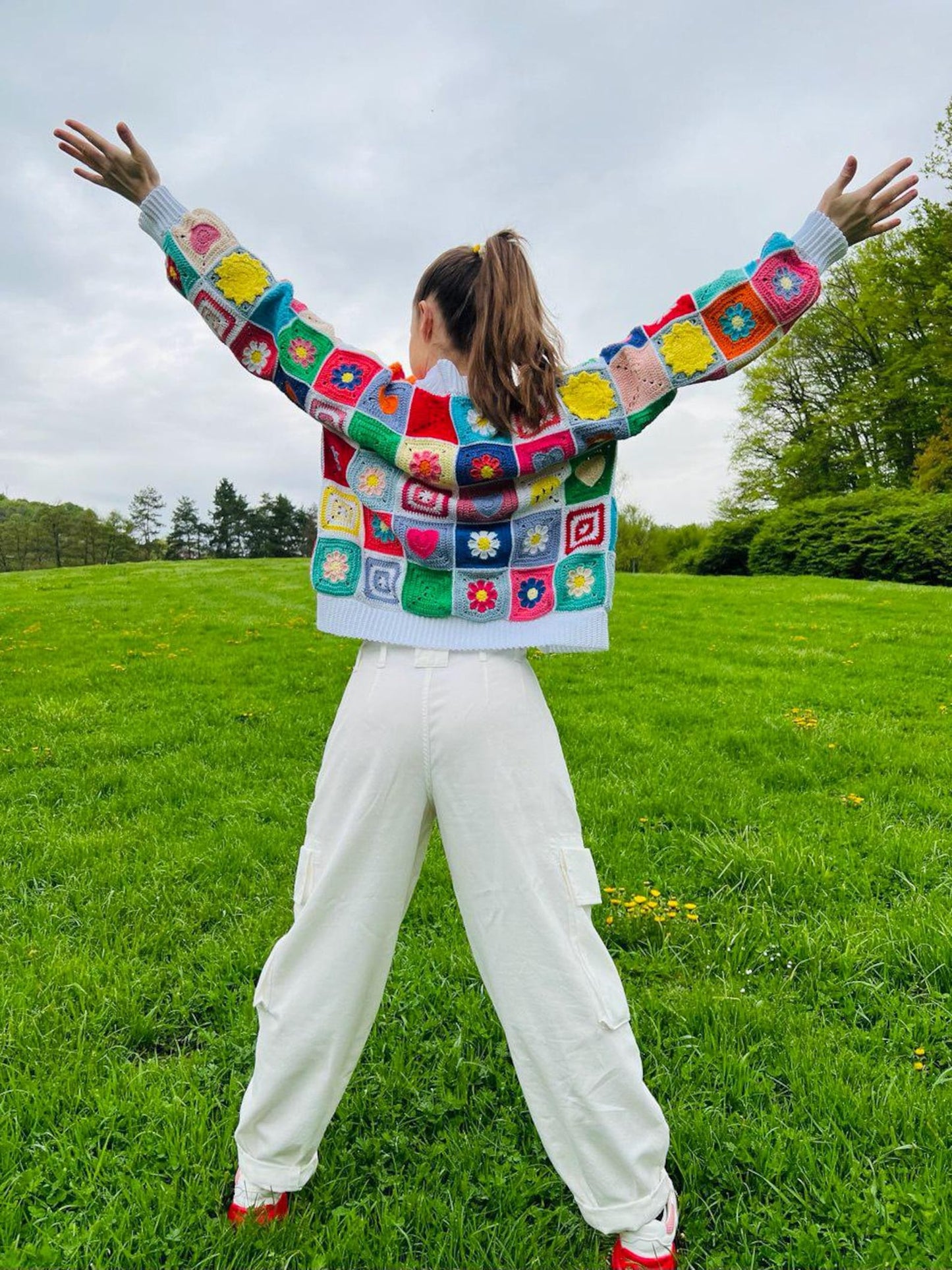 Easy Granny Square Cardigan Pattern