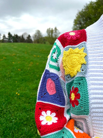 Easy Granny Square Cardigan Pattern