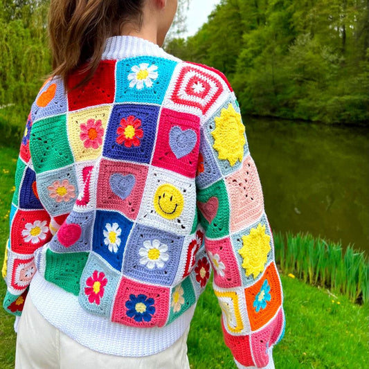 Easy Granny Square Cardigan Pattern
