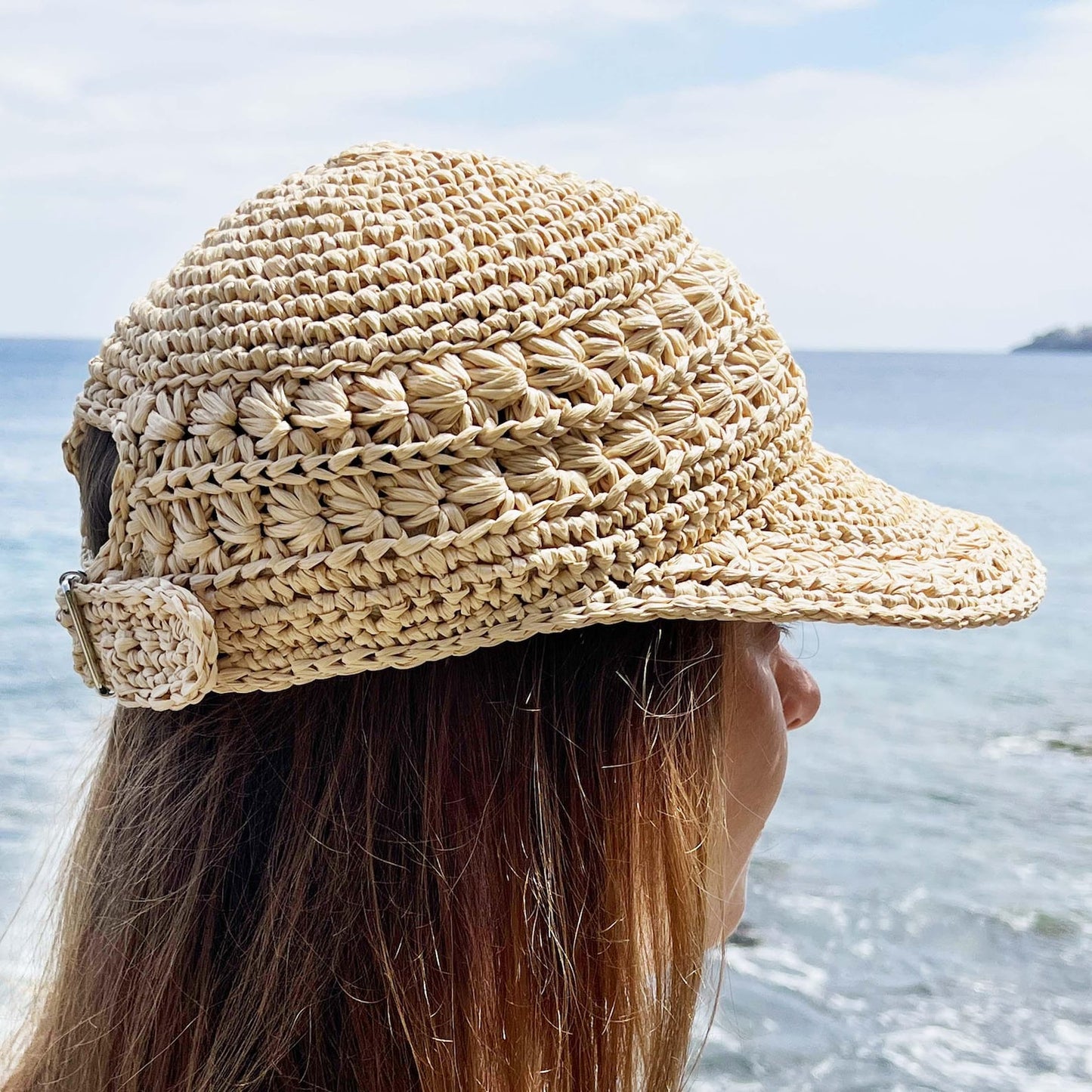 Floral Baseball Cap Crochet Pattern
