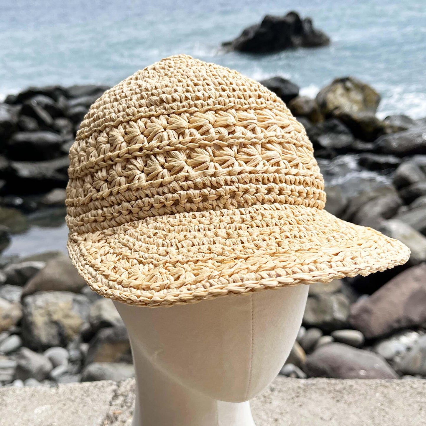 Floral Baseball Cap Crochet Pattern