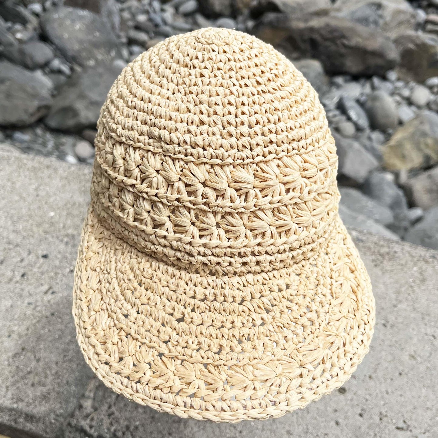 Floral Baseball Cap Crochet Pattern
