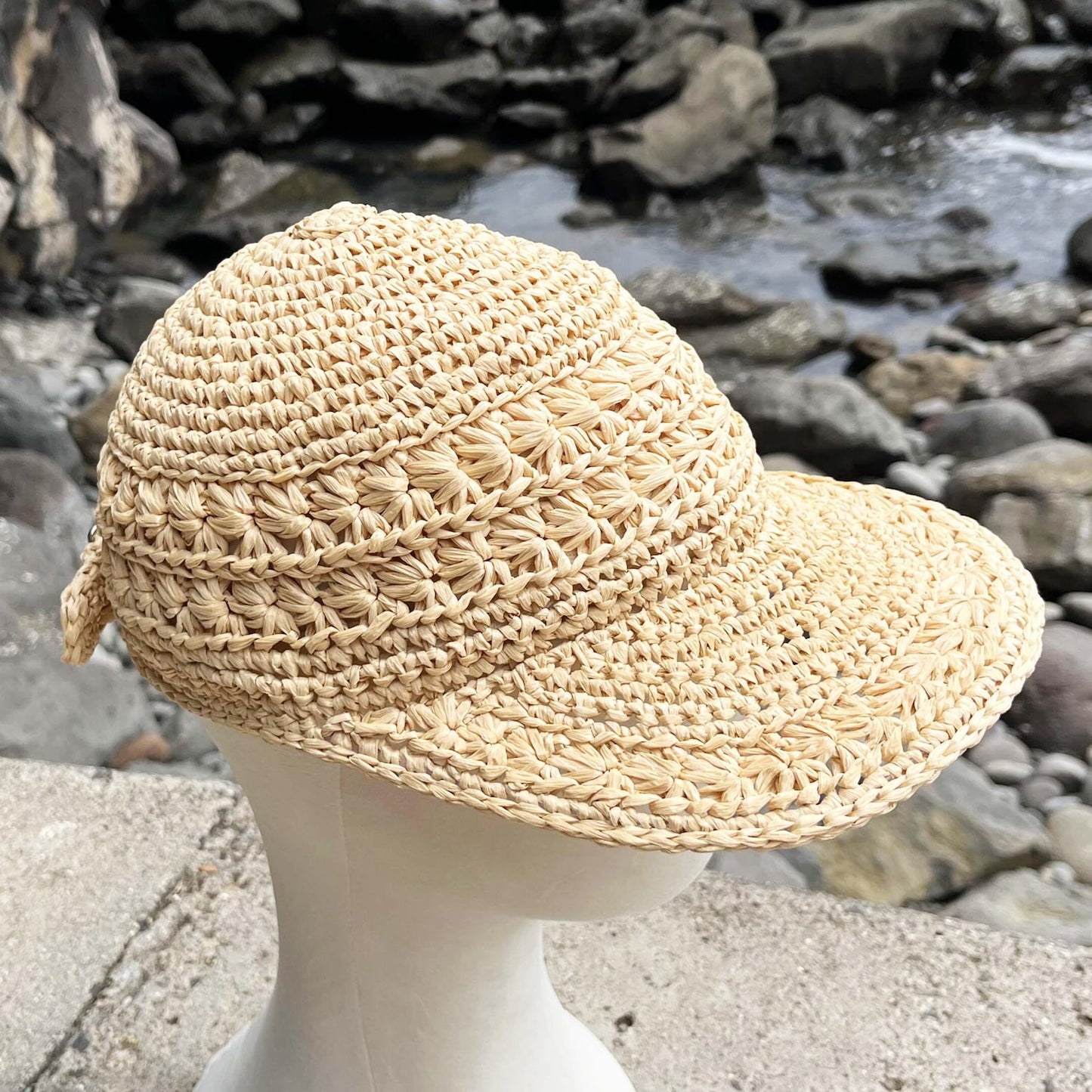 Floral Baseball Cap Crochet Pattern