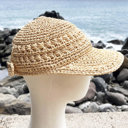 Floral Baseball Cap Crochet Pattern