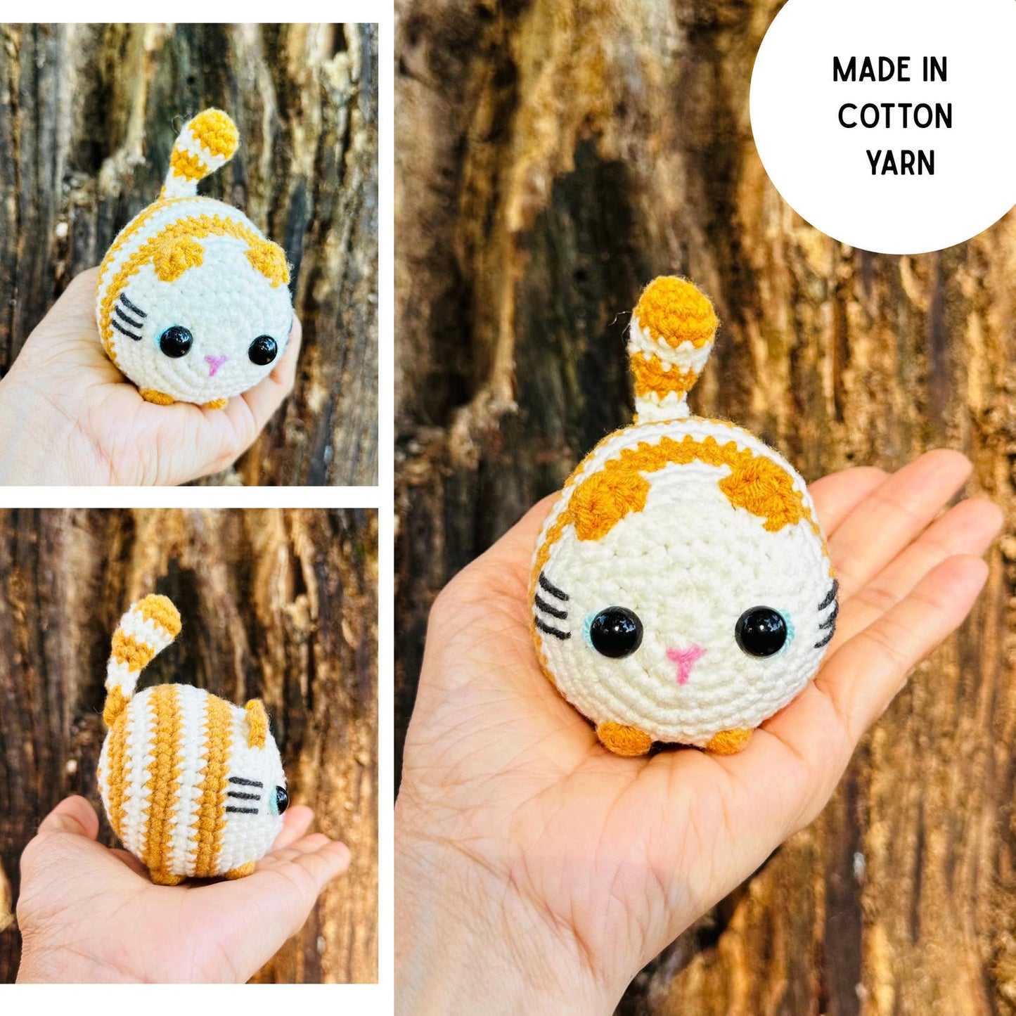 Cute Ball Cat Crochet Pattern