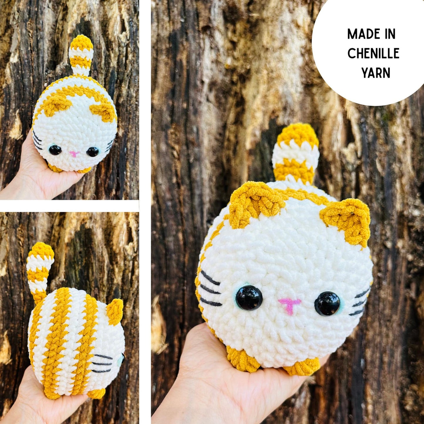 Cute Ball Cat Crochet Pattern