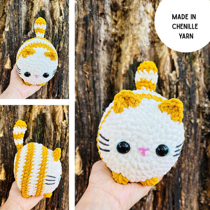 Cute Ball Cat Crochet Pattern