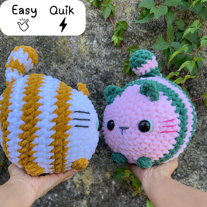 Cute Ball Cat Crochet Pattern
