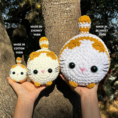 Cute Ball Cat Crochet Pattern