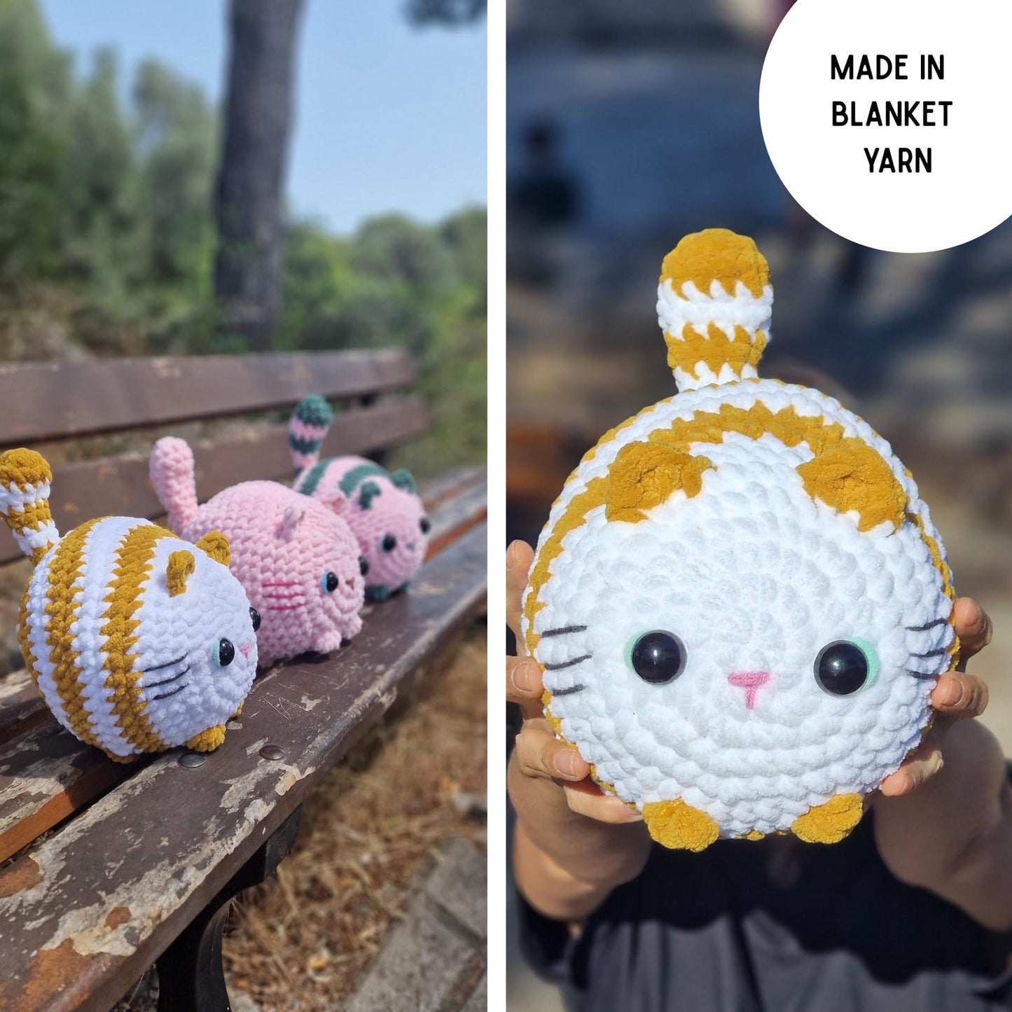 Cute Ball Cat Crochet Pattern