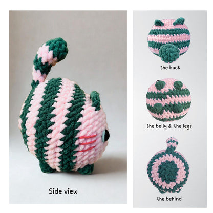 Cute Ball Cat Crochet Pattern