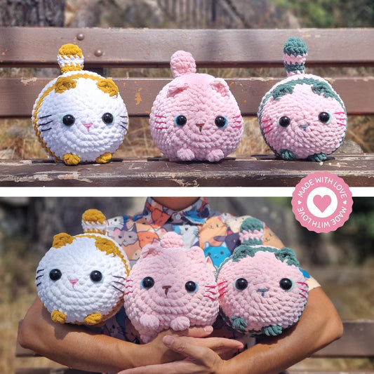 Cute Ball Cat Crochet Pattern